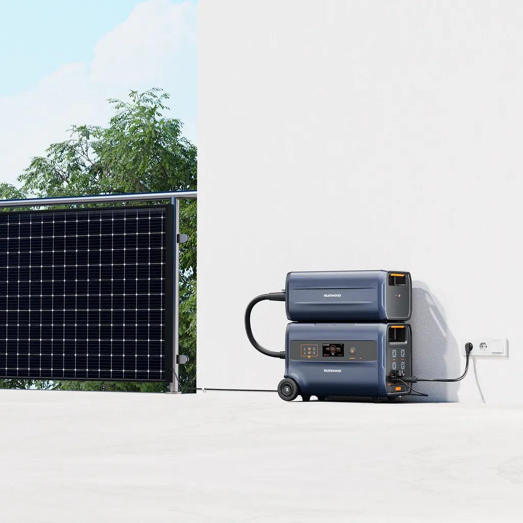 RUNHOOD B2400 Erweiterungsbatterie / Zusatzakku 2,4kWh für Powerstation F2400