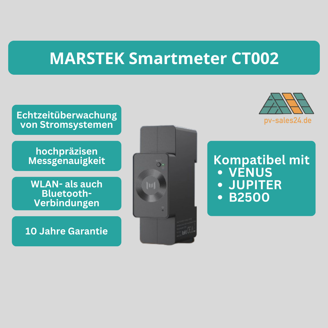 GoodWe Suncake Balkonkraftwerk Flexible Module 820 Watt mit Marstek B2500 Speicher, CT002 Smart Meter und Wechselrichter