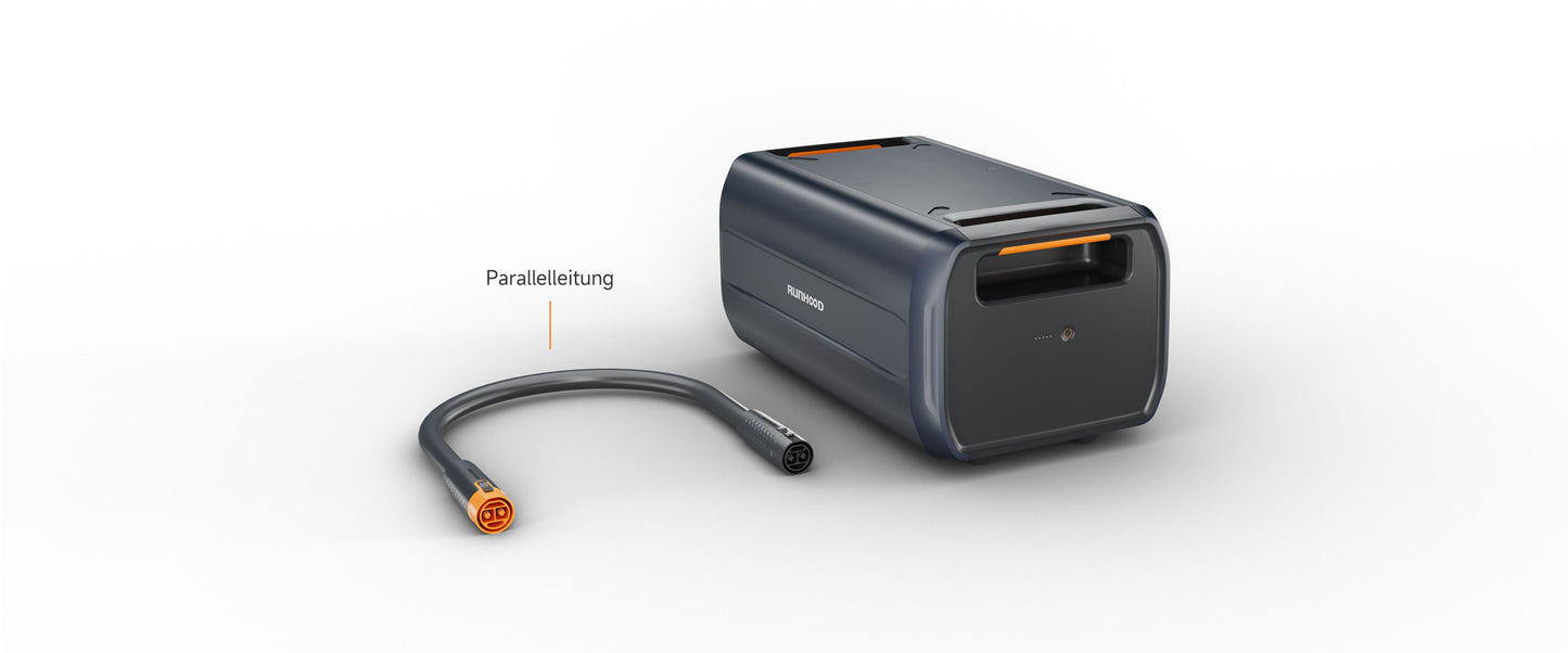 RUNHOOD B2400 Erweiterungsbatterie / Zusatzakku 2,4kWh für Powerstation F2400