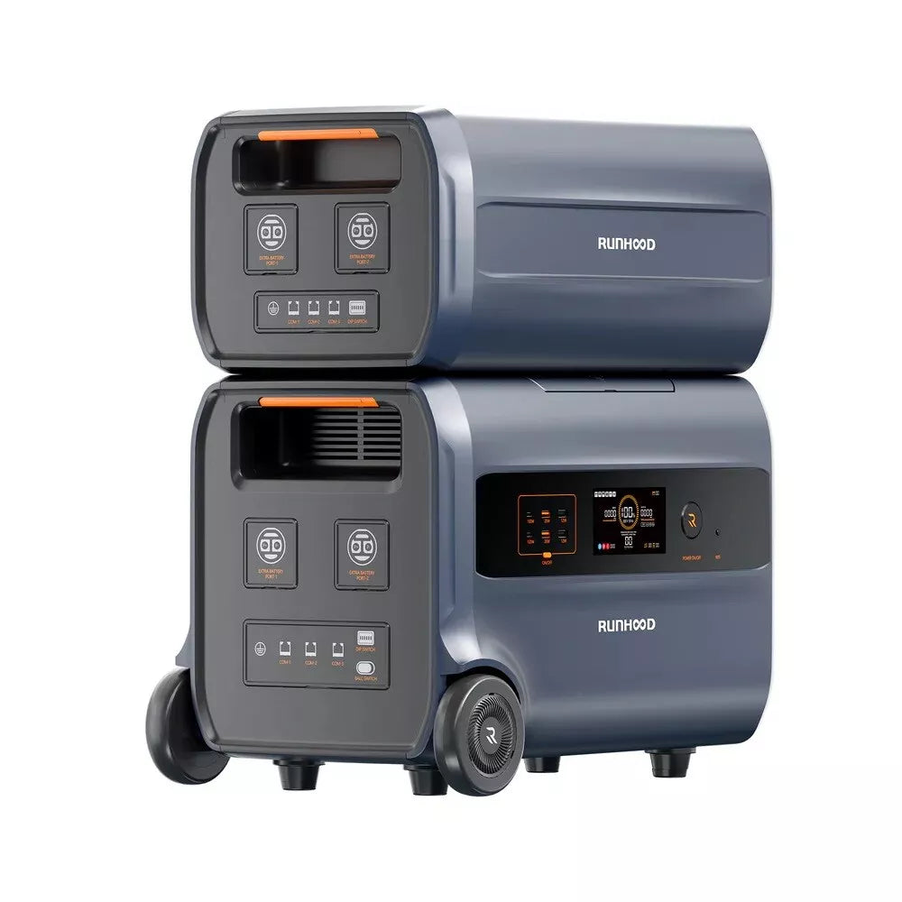 RUNHOOD B2400 Erweiterungsbatterie / Zusatzakku 2,4kWh für Powerstation F2400