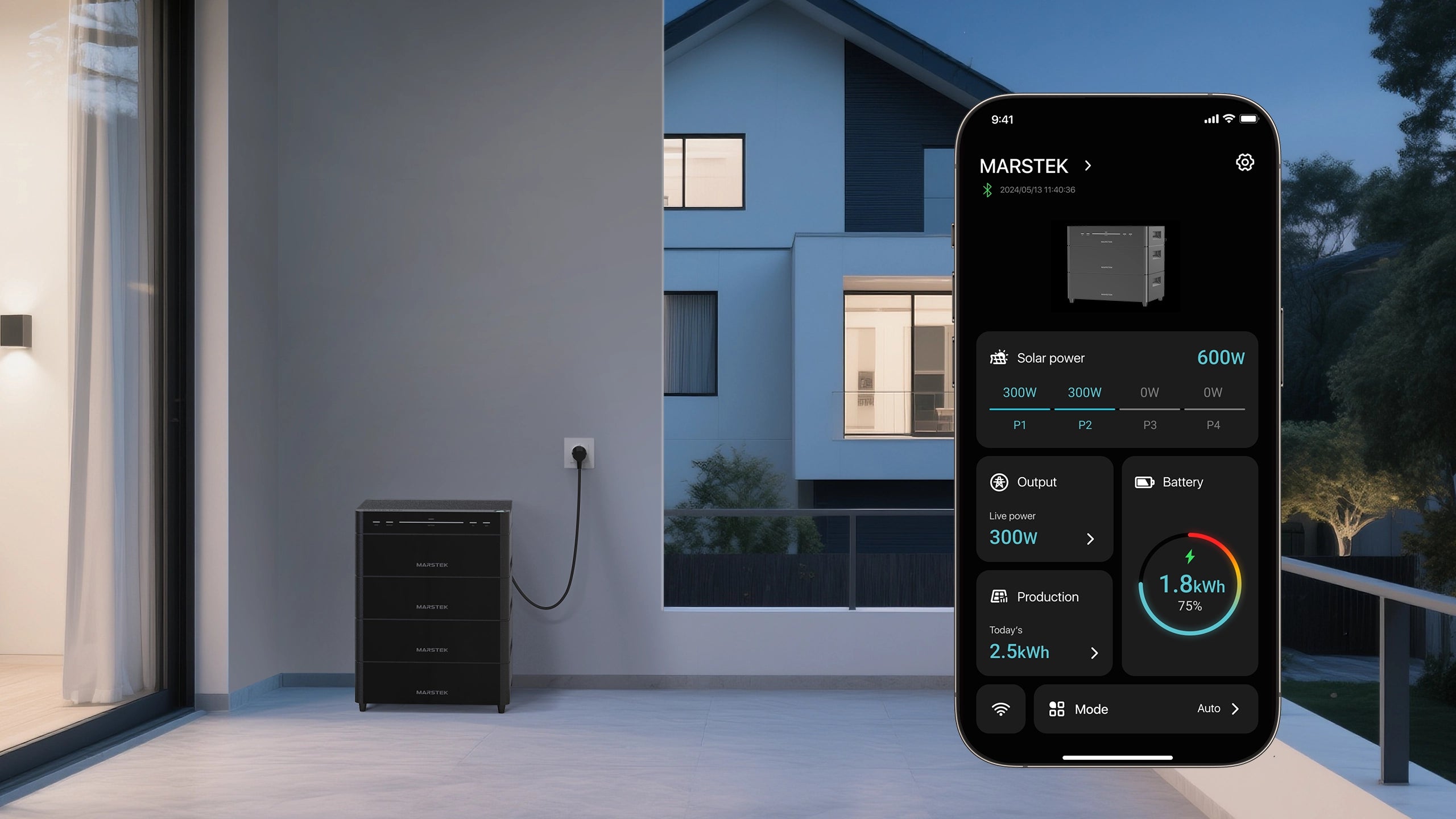 MARSTEK VENUS A All-in-One Balkonkraftwerk 2,12 kWh