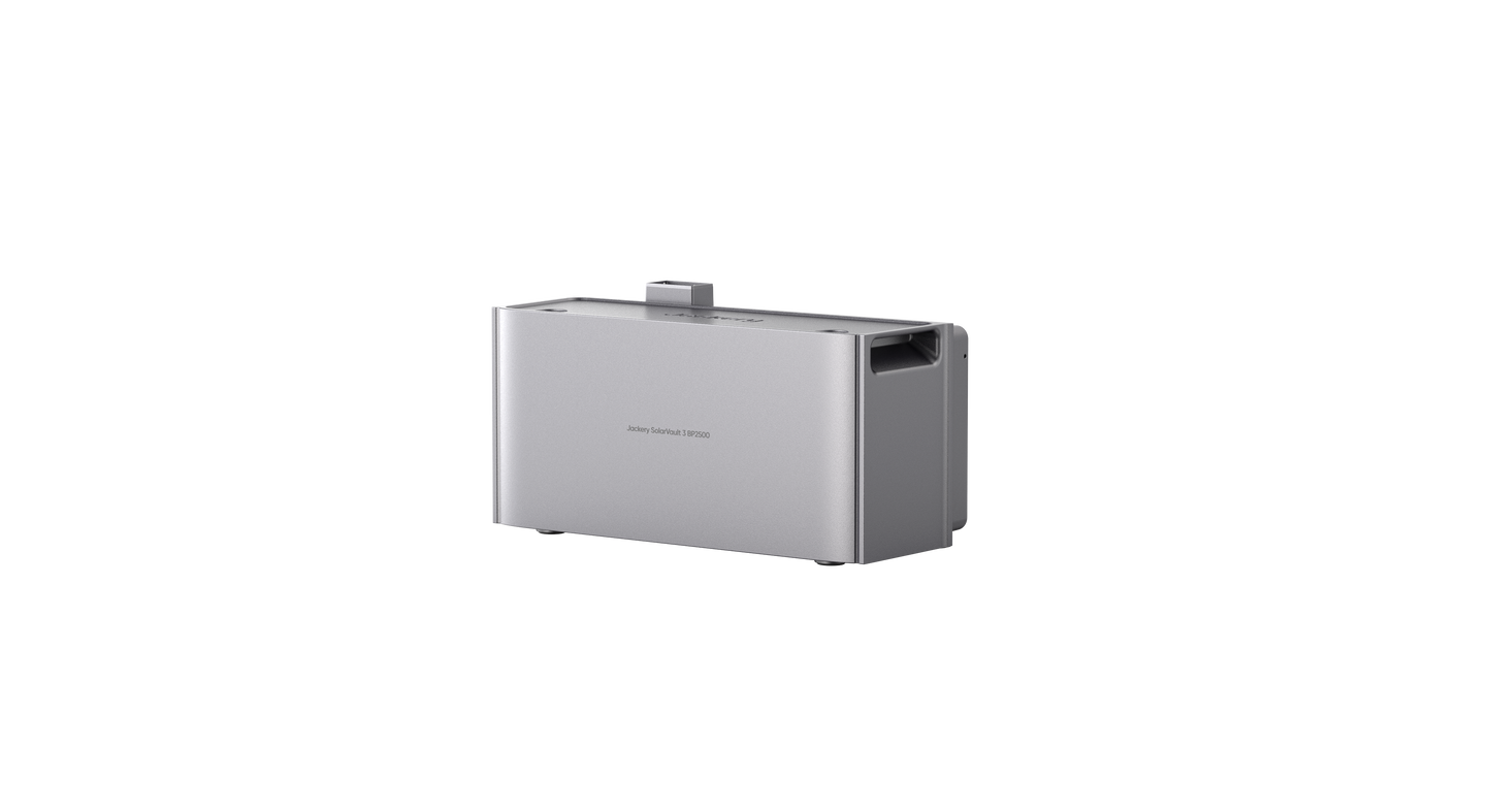 Jackery SolarVault 3 BP2500  | Rabatt entdecken  |  Erweiterungsbatterie 2,52 kWh