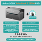 Anker SOLIX Solarbank 3 E2700 Pro + Smarter Zähler (Gratis) Solarspeicher Balkonkraftwerk All In One Speicher Erweiterbar mit Extra-Rabatt sichern