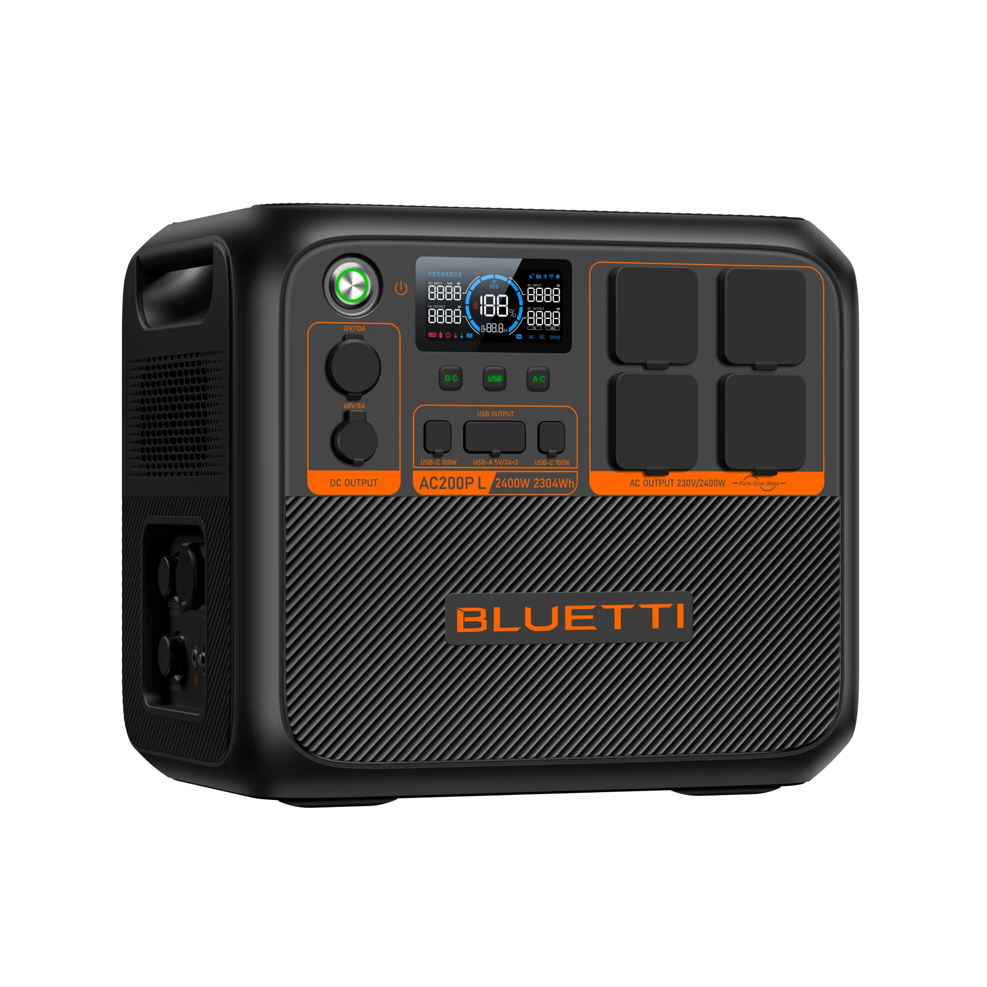 BLUETTI AC200PL Erweiterbare Powerstation | 2400 W 2304 Wh