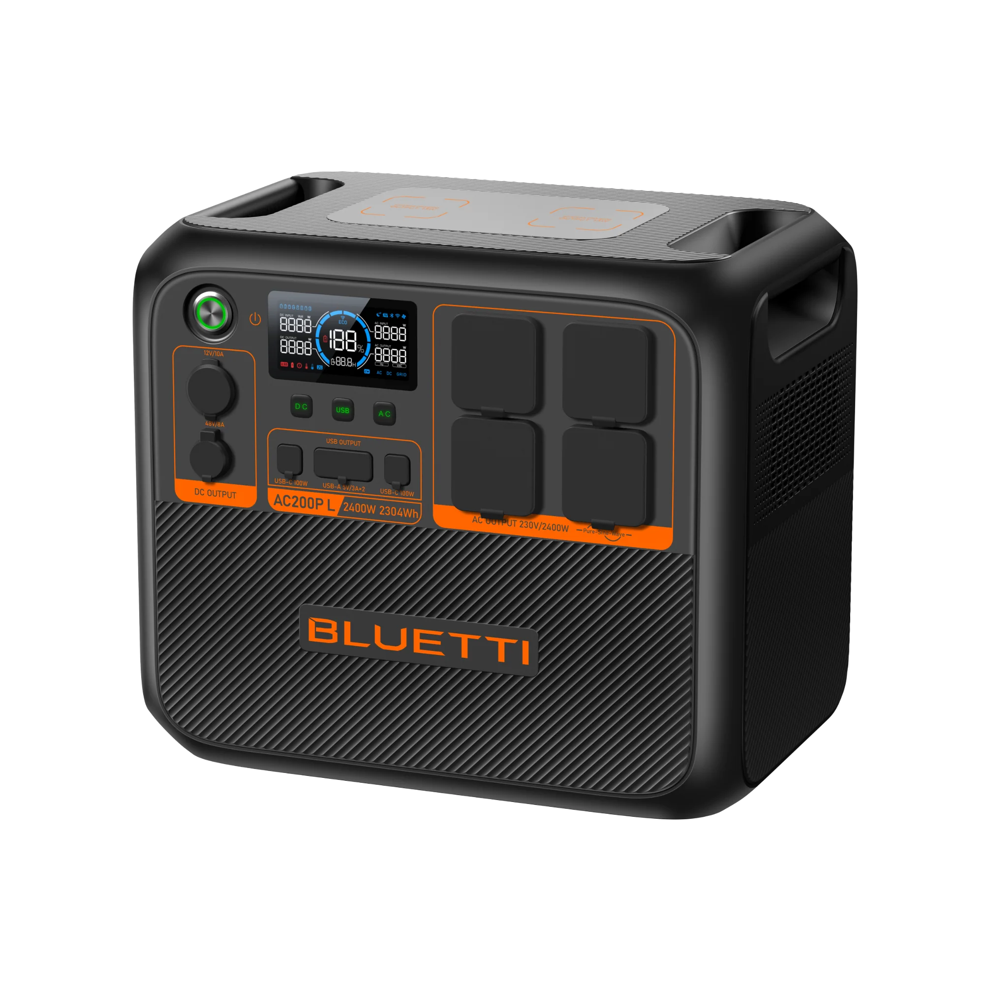 BLUETTI AC200PL Erweiterbare Powerstation | 2400 W 2304 Wh