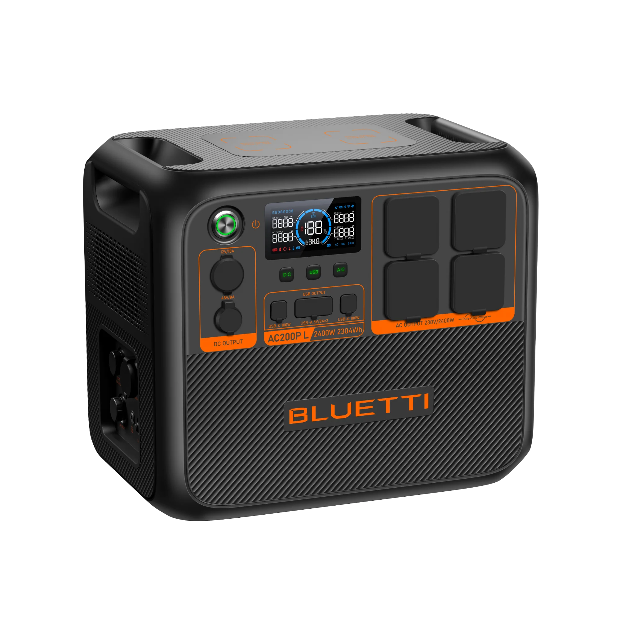 BLUETTI AC200PL Erweiterbare Powerstation | 2400 W 2304 Wh