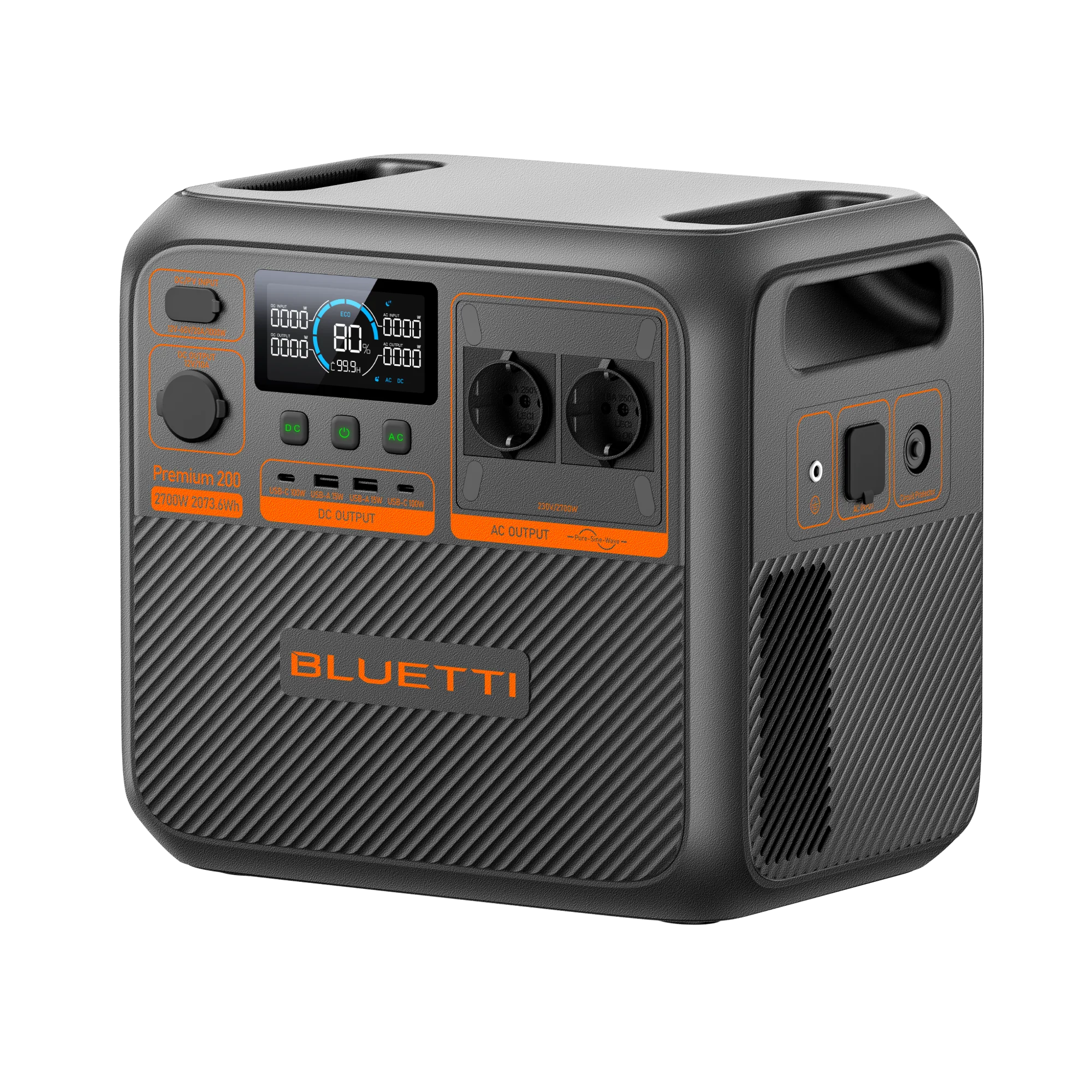 BLUETTI Premium 200 V2 Tragbare Powerstation | 2.700W 2.073,6Wh