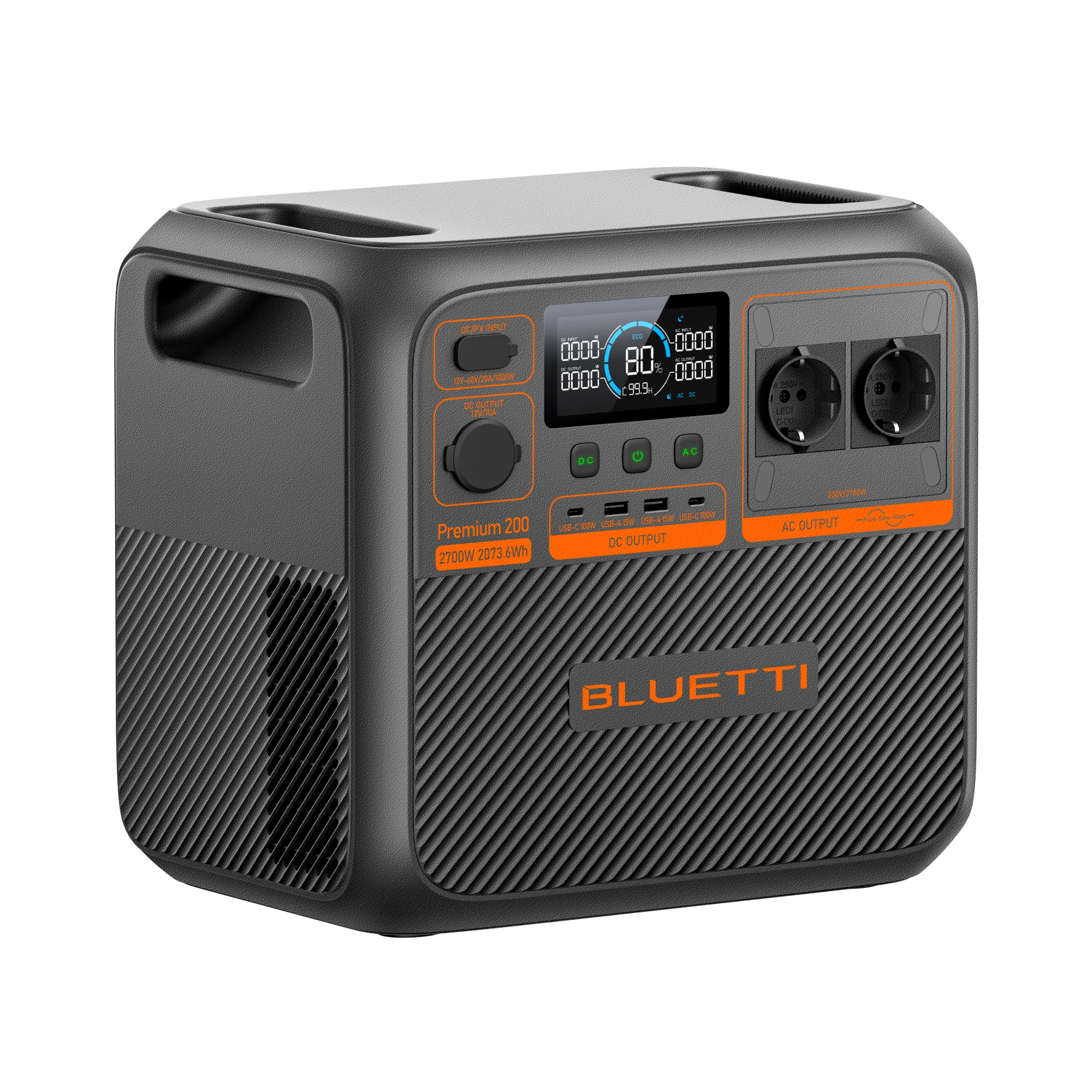 BLUETTI Premium 200 V2 Tragbare Powerstation | 2.700W 2.073,6Wh