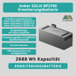 Anker SOLIX BP2700 Erweiterungsakku / Zusatzakku für Solarbank 2 und 3 Serie