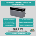 CONOW CBE2000 PRO 2kWh All-in-One Balkonkraftwerkspeicher