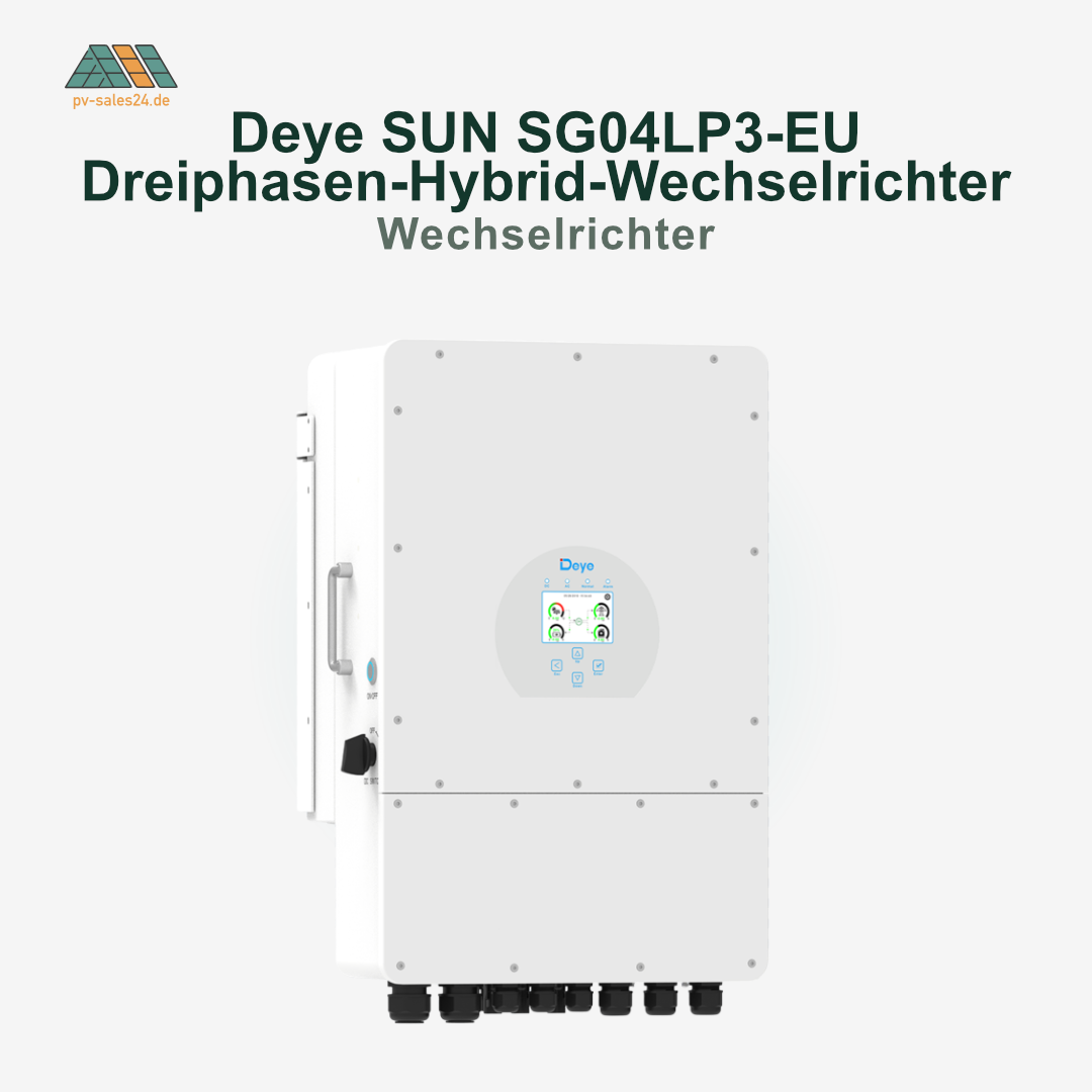 Deye SUN-5K/6K/8K/10K/12K/20K-SG04LP3-EU Dreiphasen-Hybrid-Wechselrichter