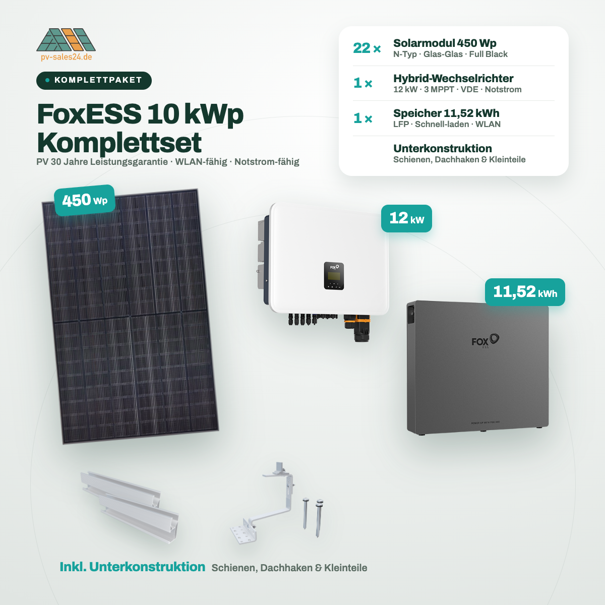FOX ESS 10kW Set