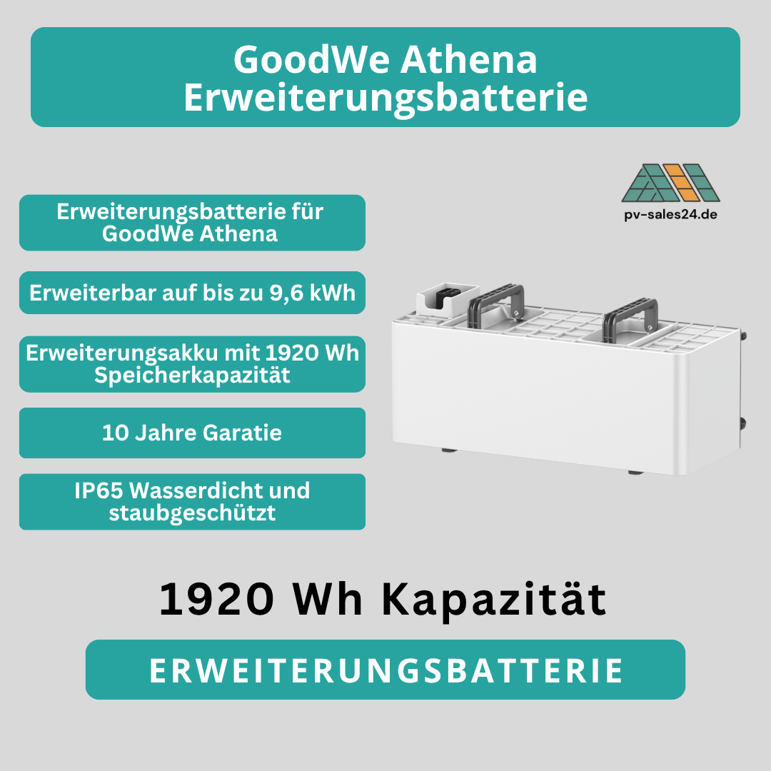 GoodWe ESA-Athena Balkonkraftwerk Erweiterungsakku 1,92kWh