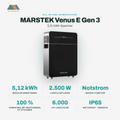 Marstek VENUS E 3.0, 5,12kWh, AC-gekoppeltes System