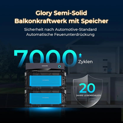 Sunshare Glory All-in-One Semi-Solid Stromspeicher 2,0 kWh