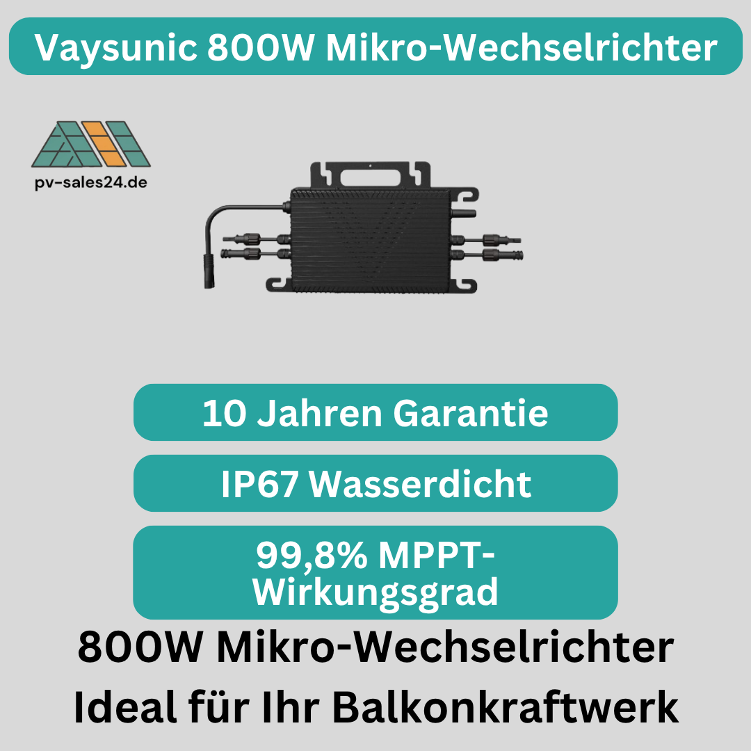 800W GoodWe Suncake Balkonkraftwerk Flexible Module 800 Watt mit Mikrowechselrichter