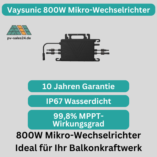 800W GoodWe Suncake Balkonkraftwerk Flexible Module 800 Watt mit Mikrowechselrichter
