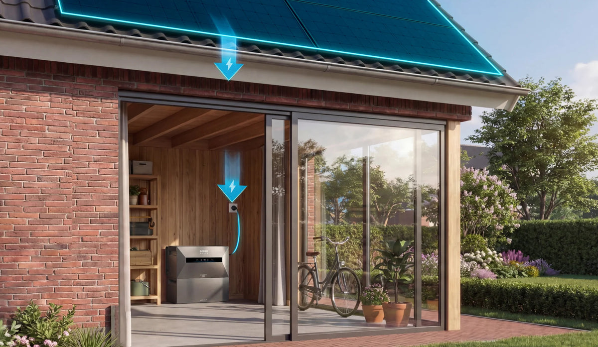 Speichere deinen gesamten Solarüberschuss – und hör auf, ihn für Centbeträge abzugeben.